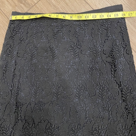 Talbots Black Lace Skirt - Picture 5 of 11